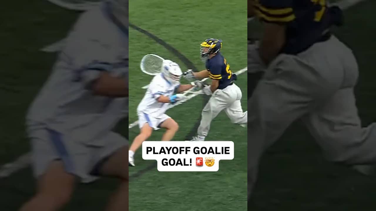 HUNTER TAYLOR PUT THE TEAM ON HIS BACK!! 😤💨 (via Michigan Lacrosse, BTN)
