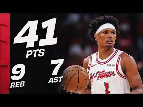 Amen Thompson's Career-High 41 PT Night | April 10, 2026