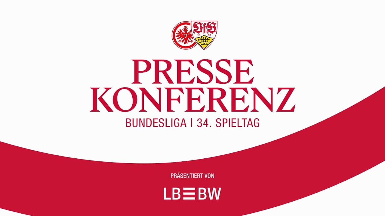 LIVE Pressekonferenz: Eintracht Frankfurt - VfB Stuttgart | Bundesliga