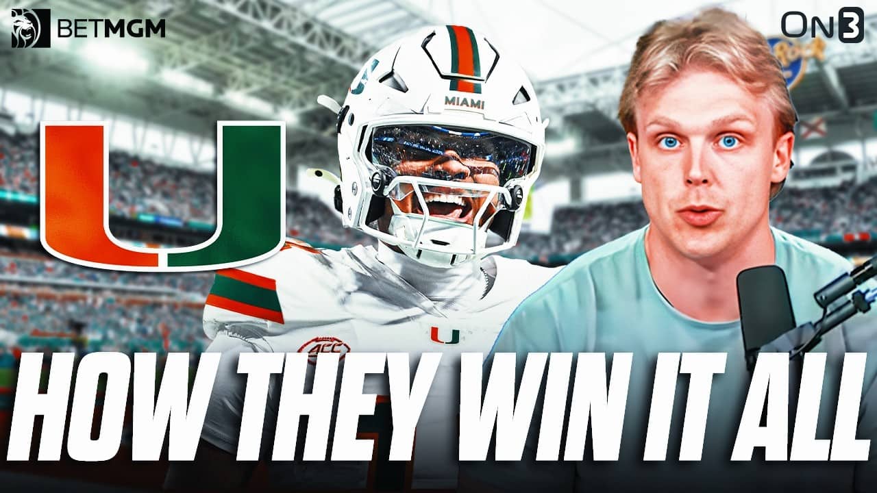 How Miami Hurricanes Football Wins A NATIONAL CHAMPIONSHIP Or MISS The Playoff