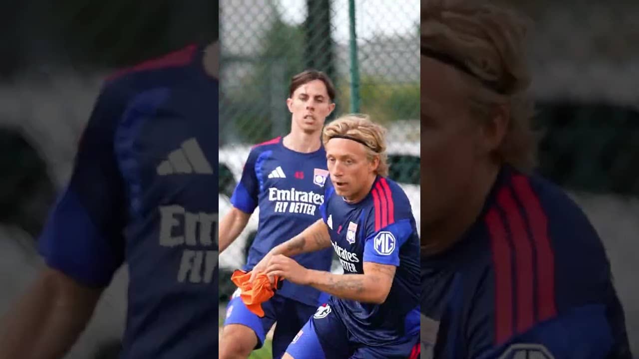 🔥 Les premières images de Mads Bidstrup à l’entraînement #olympiquelyonnais #ol #ligue1 #football