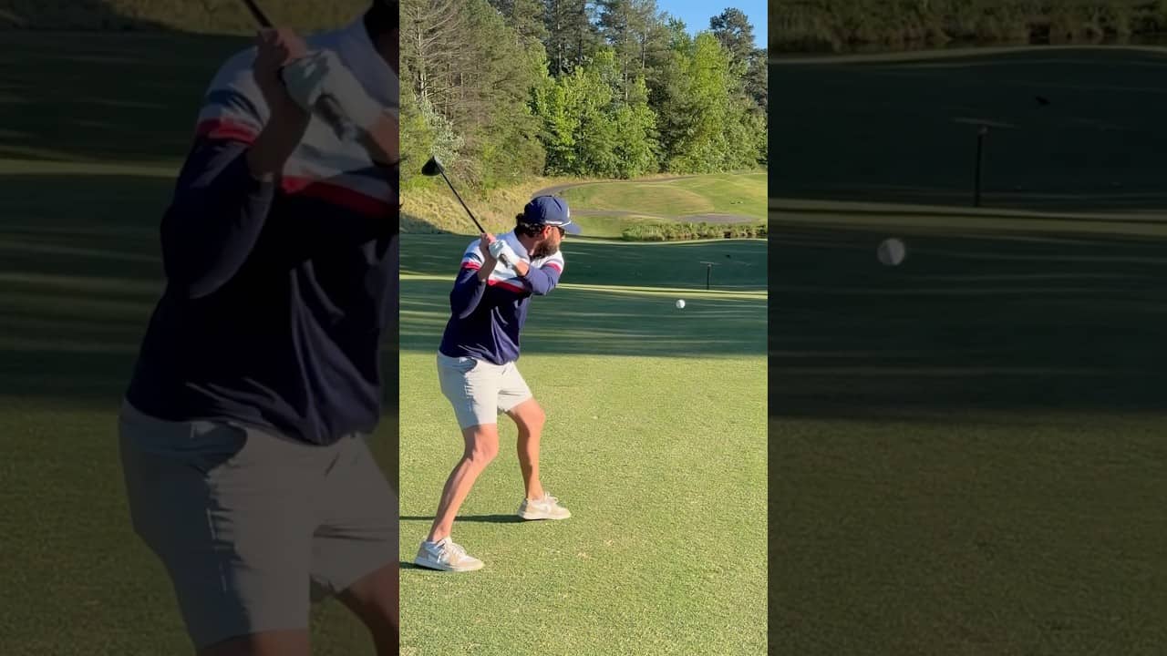 Playing a Par 5 but Every Shot is a Trickshot! #shorts #golf