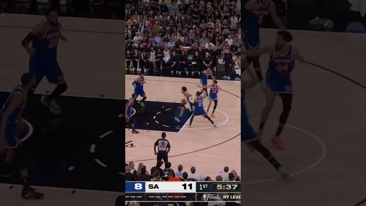 Make way for Dylan😤 #DylanHarper #Spurs #Knicks #NBAFinals