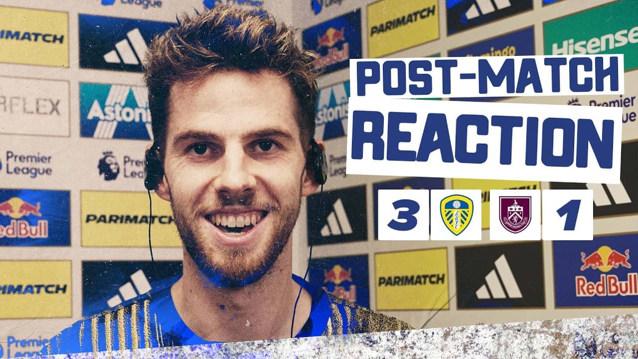 “I’m glad I could score” | Anton Stach | Leeds United 3-1 Burnley