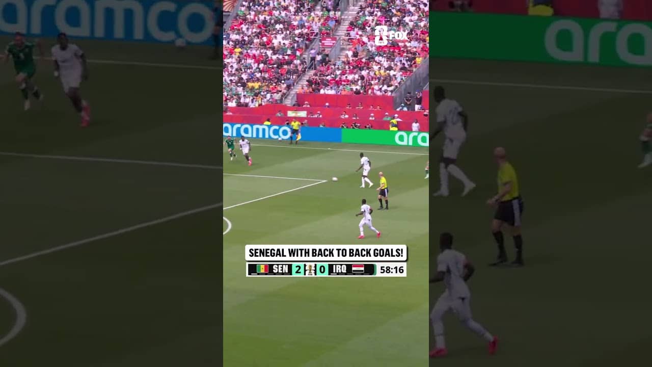 SENEGAL'S LEAD IS EXTENDED TO THREE 🇸🇳 Ismaïla Sarr and Pape Gueye get on the scoresheet!