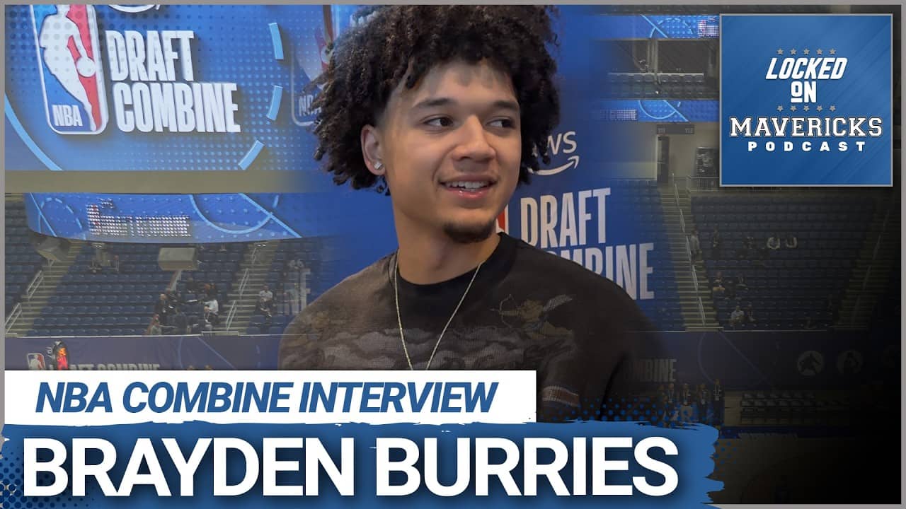 Brayden Burries 2026 NBA Draft Combine Interview | Dallas Mavericks Draft Target?