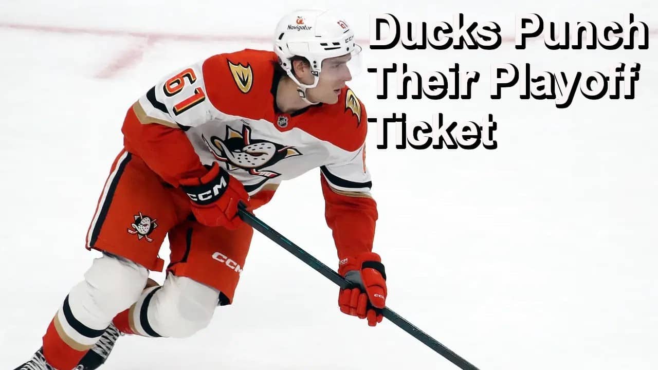 Welcome Back to the Playoffs, Anaheim Ducks