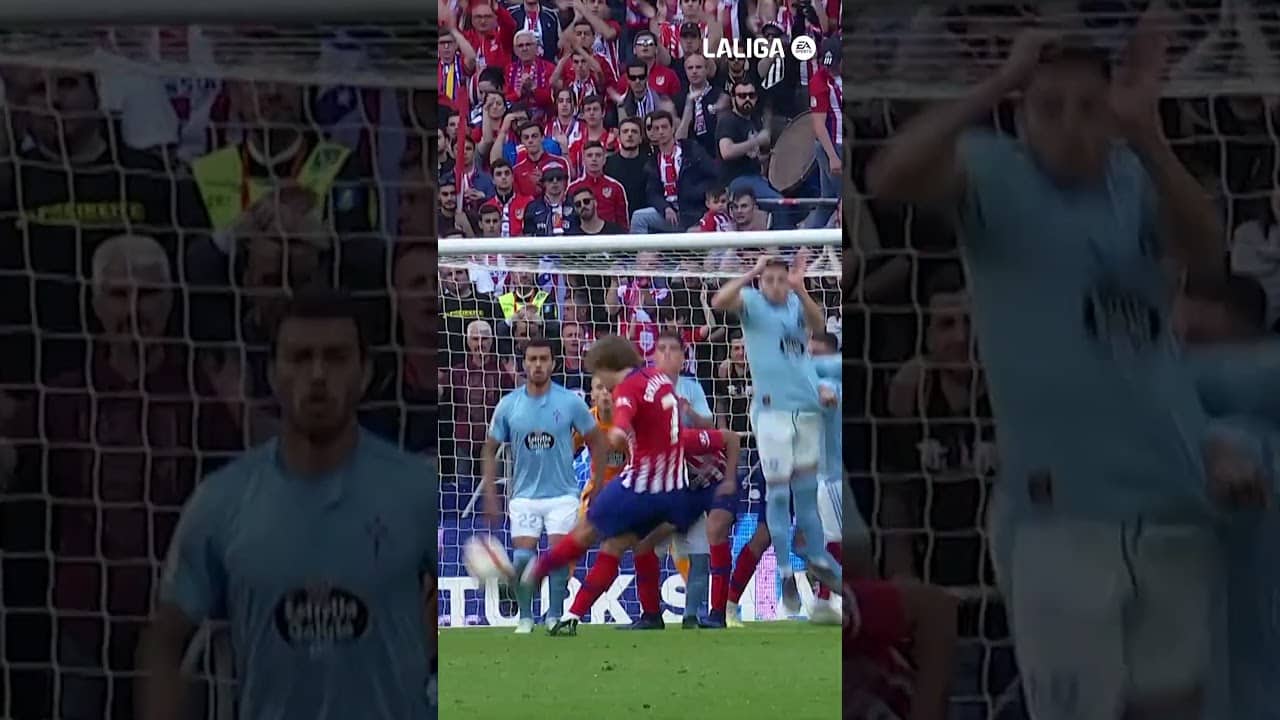 Stunning free kick goal of Griezmann 🆚 Celta (📆 18/19)