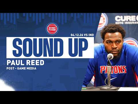 Post-Game Press Conference: Paul Reed | Pistons vs. Pacers | 04.12.26