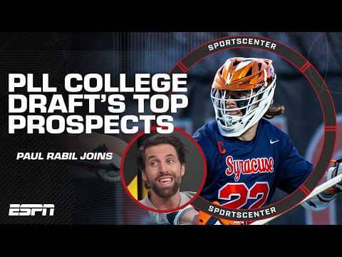 Who will be the No. 1 pick in the PLL College Draft⁉️ PREVIEWING the top prospects 👀 | SportsCenter