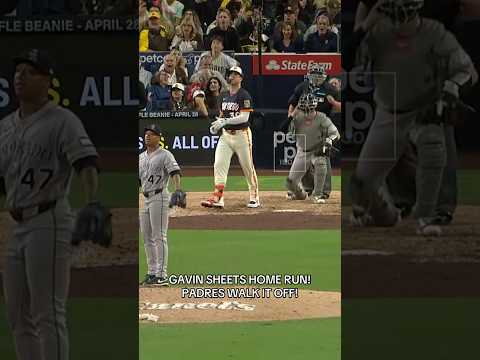 HOLY SHEETS!! Walk-off shot from Gavin Sheets for Padres!!