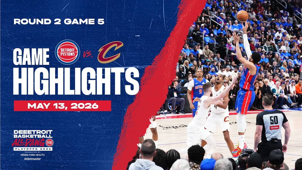 Detroit Pistons vs. Cleveland Cavaliers | ROUND 2 GAME 5 HIGHLIGHTS | 05.13.26