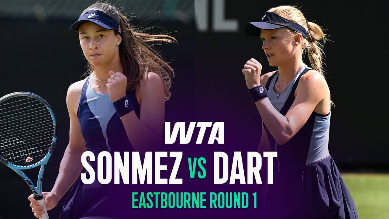 Zeynep Sonmez vs. Harriet Dart | 2026 Eastbourne Round 1 | WTA Match Highlights