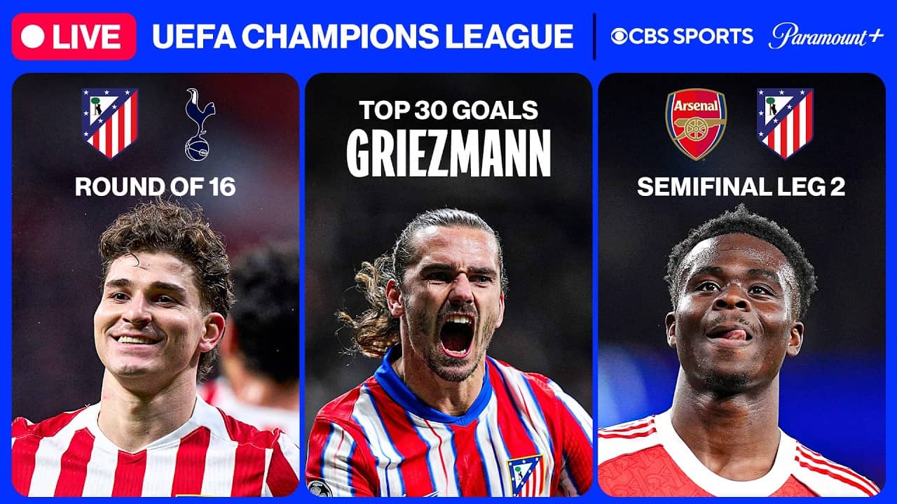 ARSENAL vs. ATLÉTICO MADRID: MATCH REPLAY | ⭐ UEFA Champions League 24/7 ⭐
