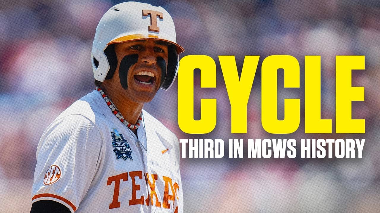 Adrian Rodriguez HITS FOR CYCLE! (third-ever at MCWS, along with 7 RBIs)