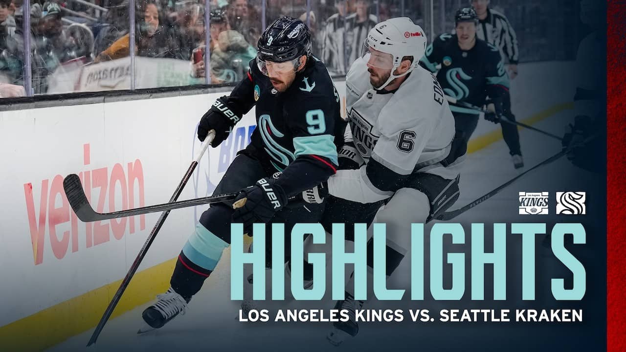 Los Angeles Kings vs. Seattle Kraken | 4/13 Game Highlights