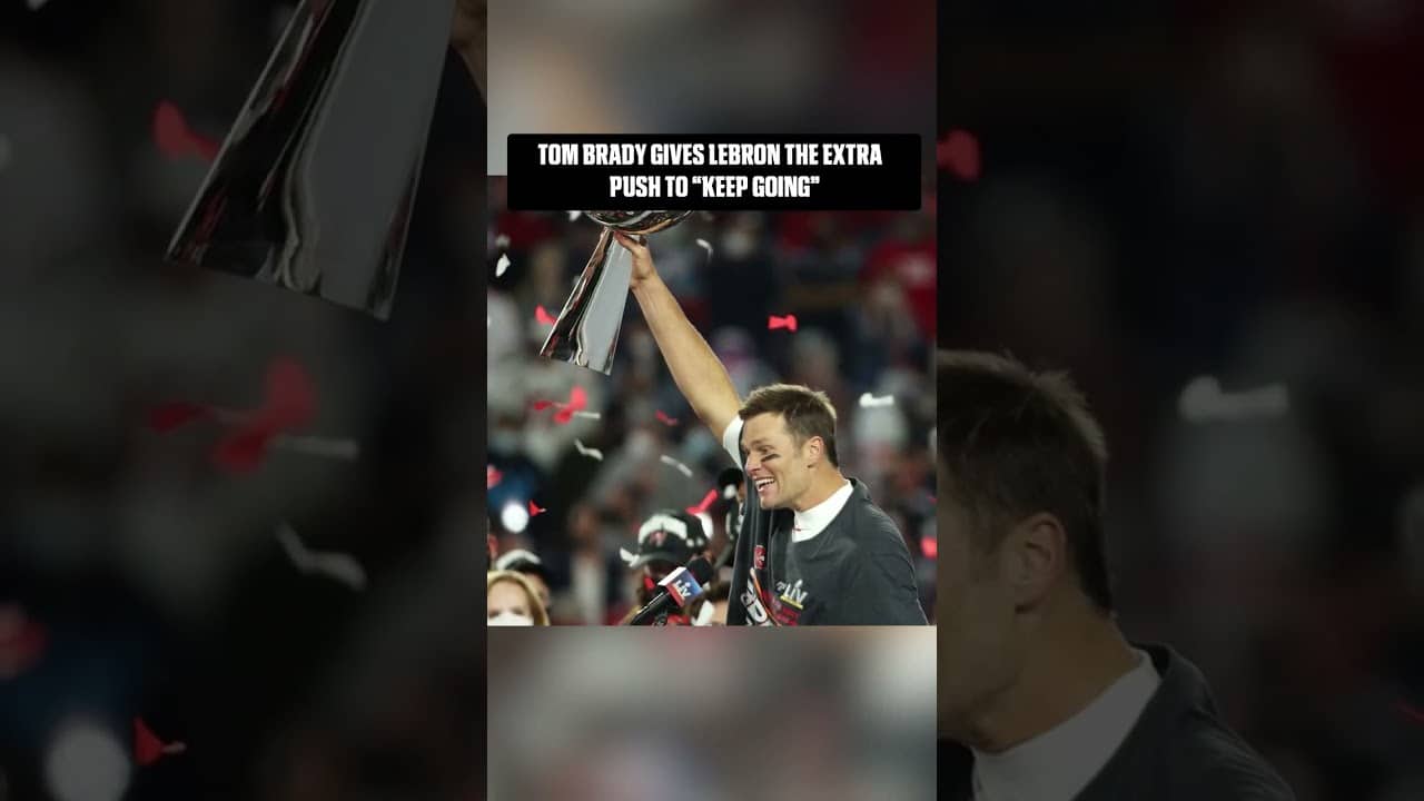 The longevity between LeBron James and Tom Brady 🐐