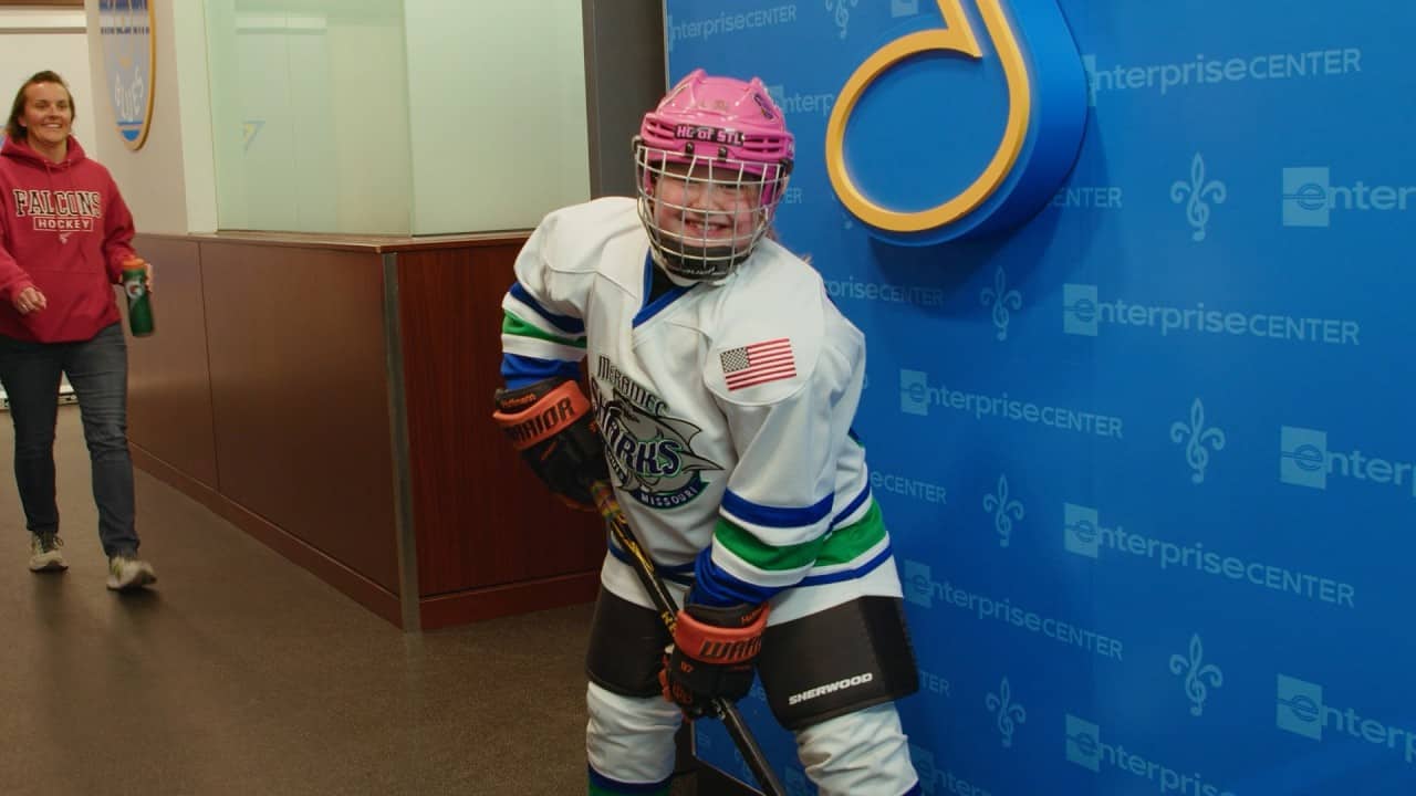 Blues host Youth Hockey Bash at Enterprise Center