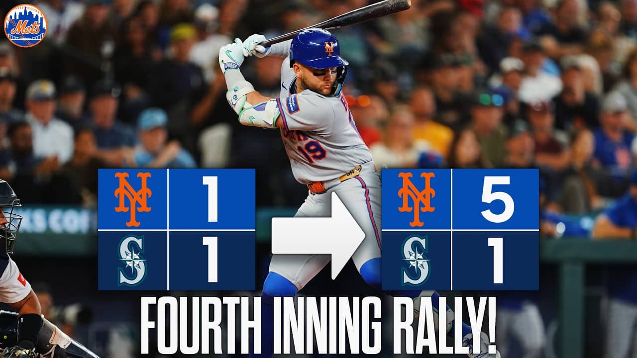 Mets 4-Run 4th Inning Breaks the Game Open | FULL INNING