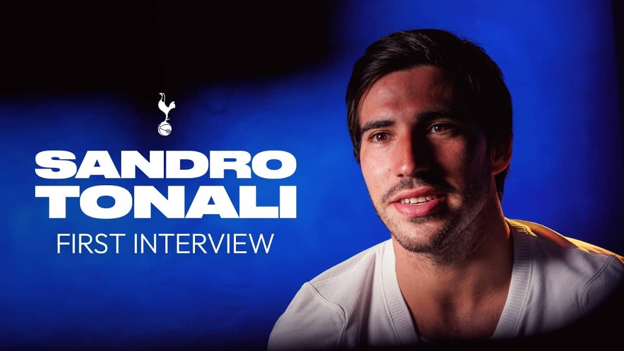 Sandro Tonali's first interview as a Spurs player 💬