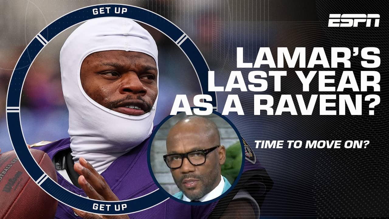 Lamar Jackson's FINAL season as a Raven!? Louis Riddick weighs in 👀 | Get Up
