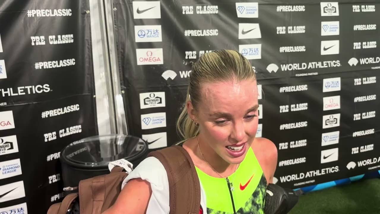 Keely Hodgkinson Calls Effort “Shocking,” Details Knee Injury After 2nd Place In Pre Classic 800m