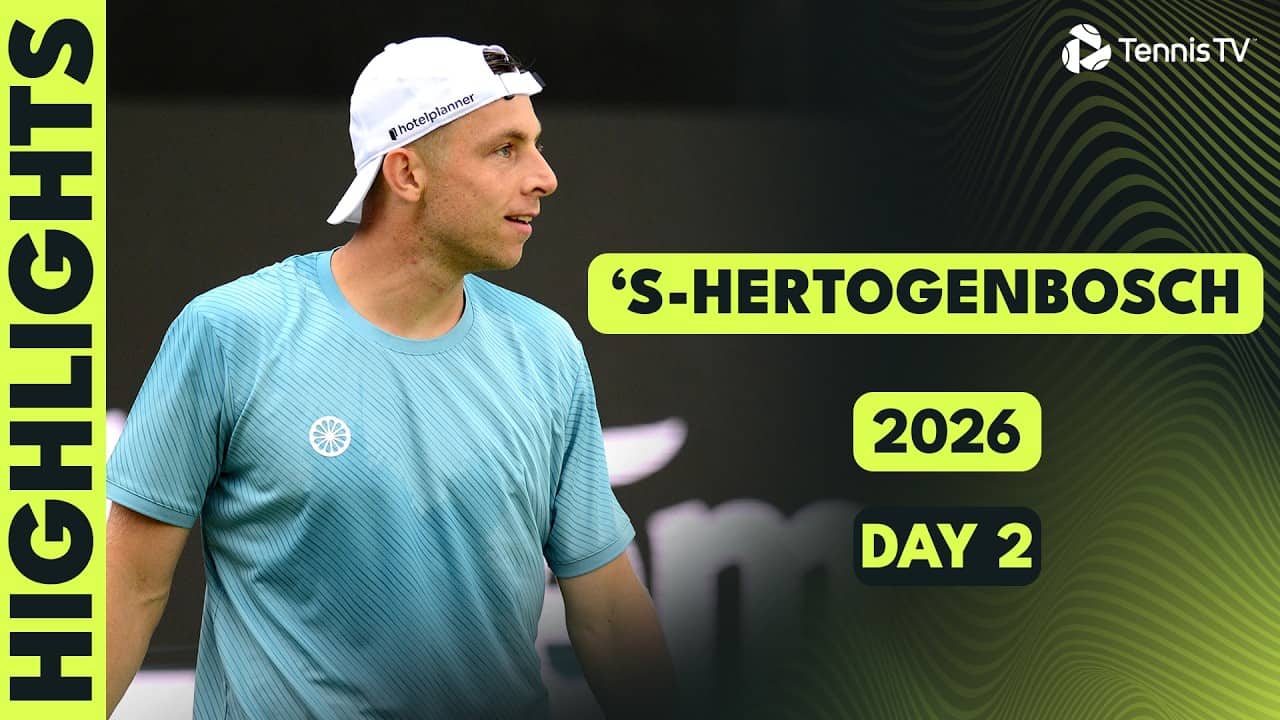 Diallo Battles Mannarino & Griekspoor Takes On van de Zandschulp | ‘s-Hertogenbosch Day 2 Highlights
