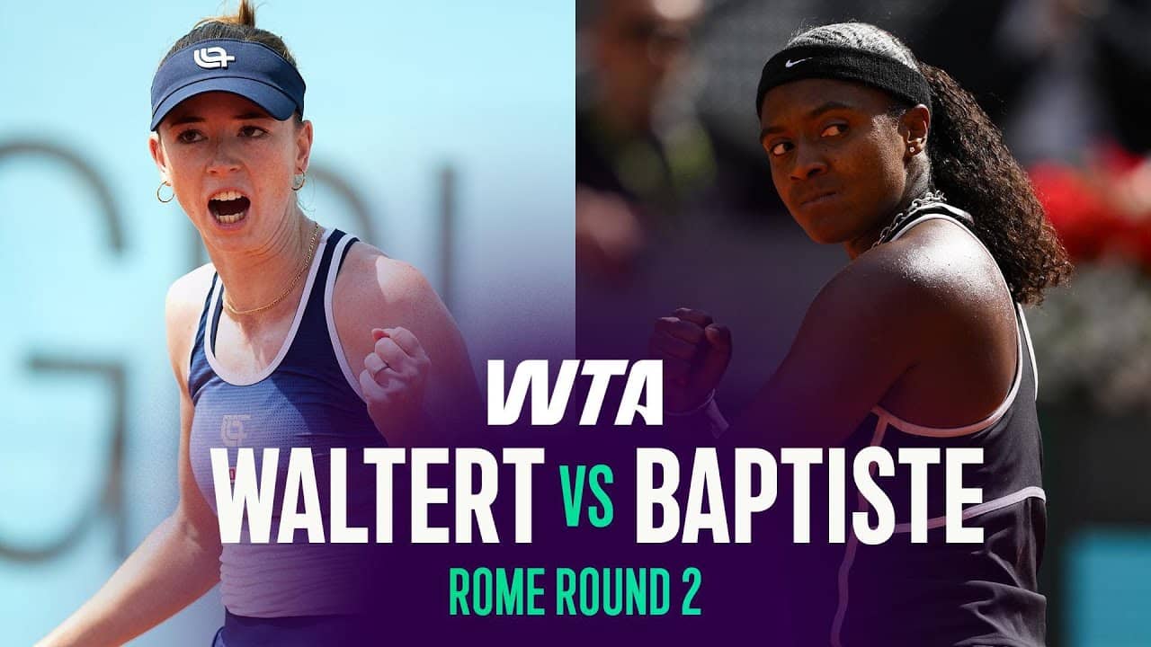 Simona Waltert vs. Hailey Baptiste | 2026 Rome Round 2 | WTA Match Highlights