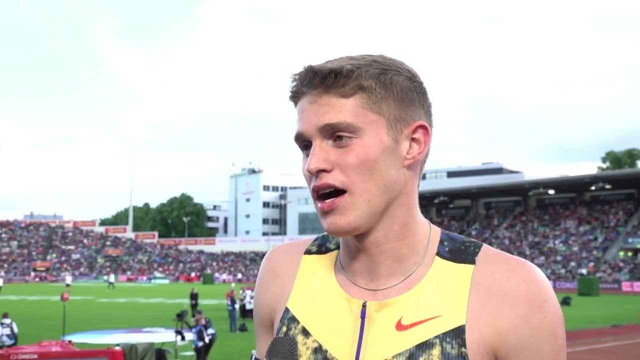 Cooper Lutkenhaus stays undefeated at 800 as a pro: "I thought he got me at the line"