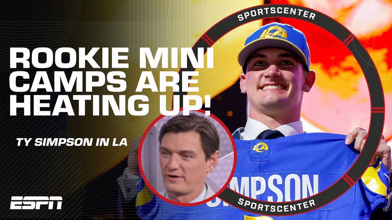 The Rams are testing Ty Simpson's COMMAND of the offense at mini camp! - Jeremy Fowler | SC