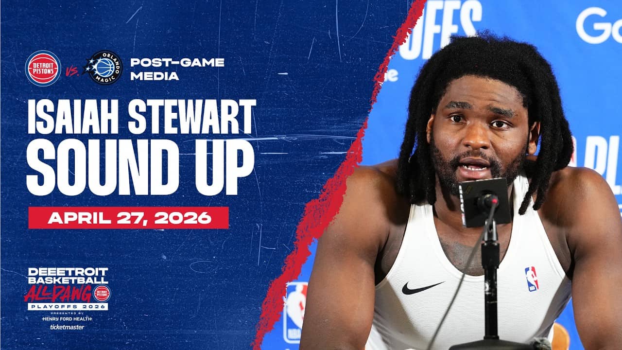Post-Game Press Conference: Isaiah Stewart | Pistons vs. Magic | 04.27.26
