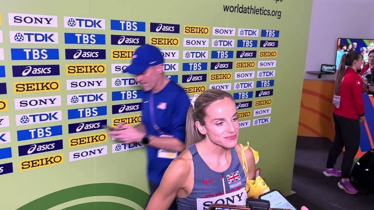 Georgia Hunter Bell After Winning 1500m Gold At 2026 World Indoor Championships