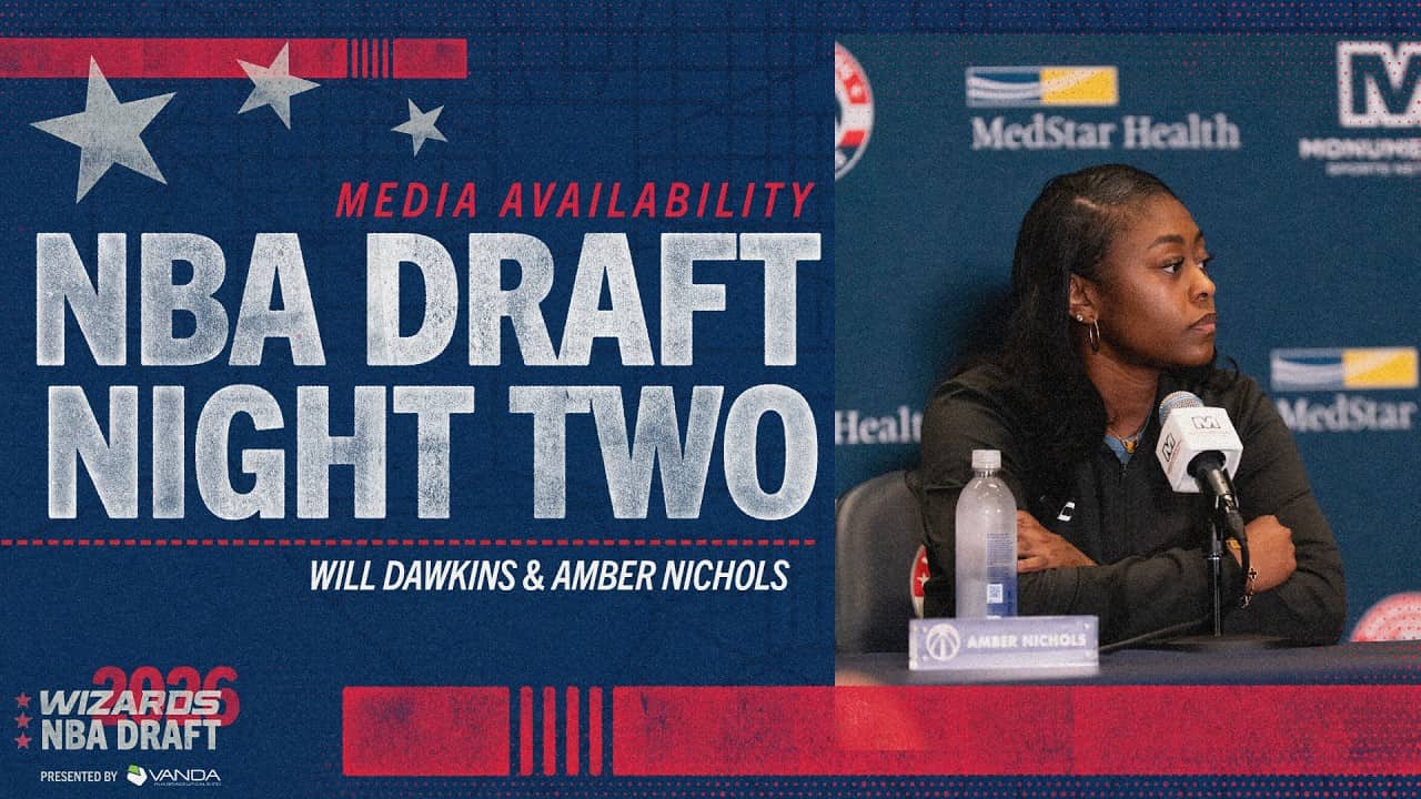 Will Dawkins and Amber Nichols Speak to Media After Night Two of the 2026 NBA Draft