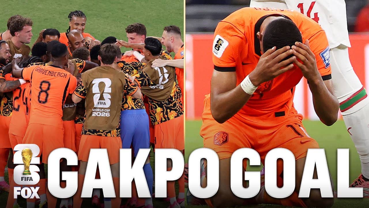 Netherlands’ Cody Gakpo Scores EMOTIONAL Goal To Take Lead vs Morocco