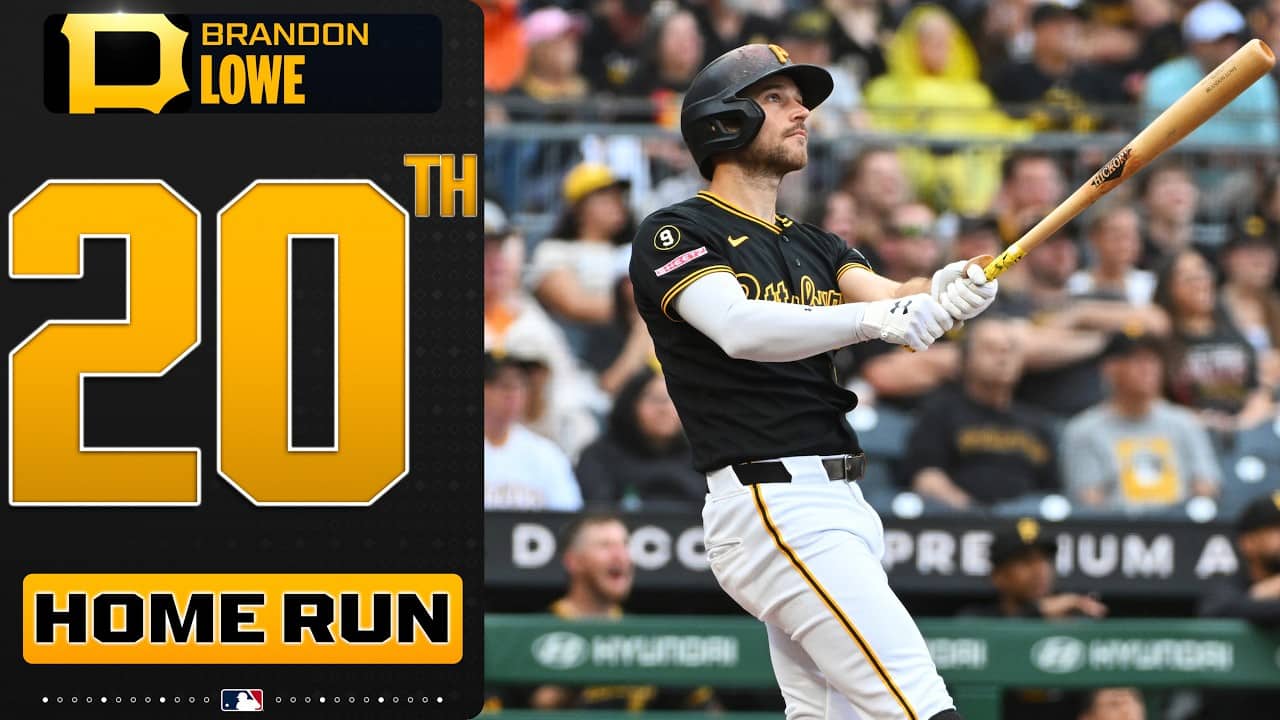 Brandon Lowe's 20TH HOMER of the year gives the PIRATES THE LEAD! 🏴☠️😤 | MLB Highlights