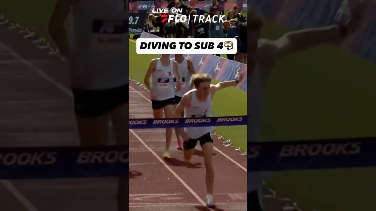 Washington’s own Dylan Rowell Sub-4 at Brooks PR!