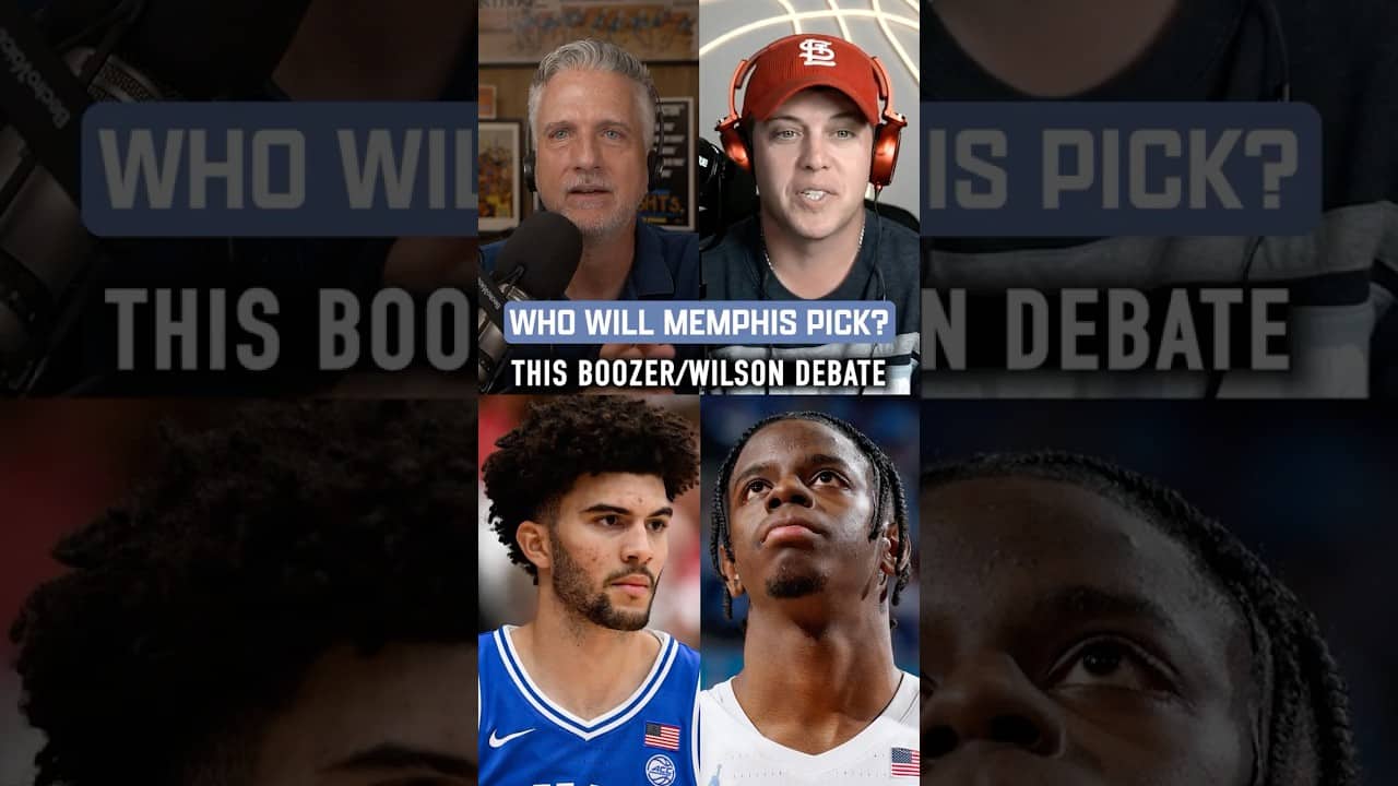 Who will the Grizzlies draft with the third pick in the NBA Draft: Caleb Wilson or Cameron Boozer? 🤔