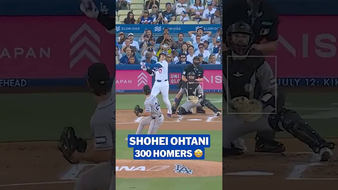 Shohei Ohtani is the FIRST Japanese-born player to hit 300 MLB home runs! 🙌