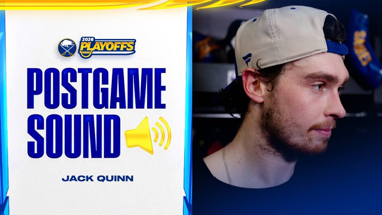 "Just Gotta Play Our Game" | Jack Quinn After Scoring 2 Goals In Game 6 | Buffalo Sabres vs Montreal