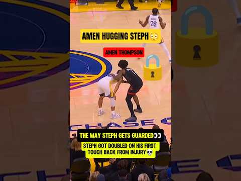 Steph didnt get 1 second to settle in😭