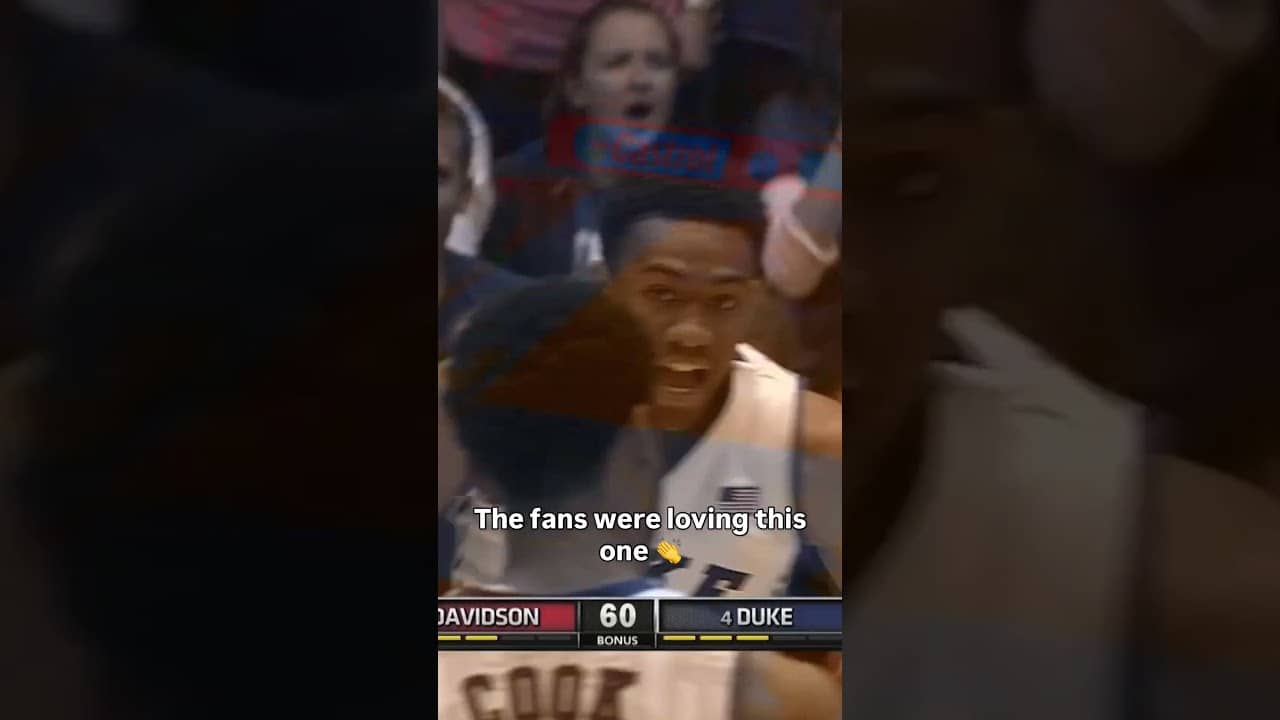 This got the building rocking 🔥 #dukebluedevils #accbasketball #collegebasketball