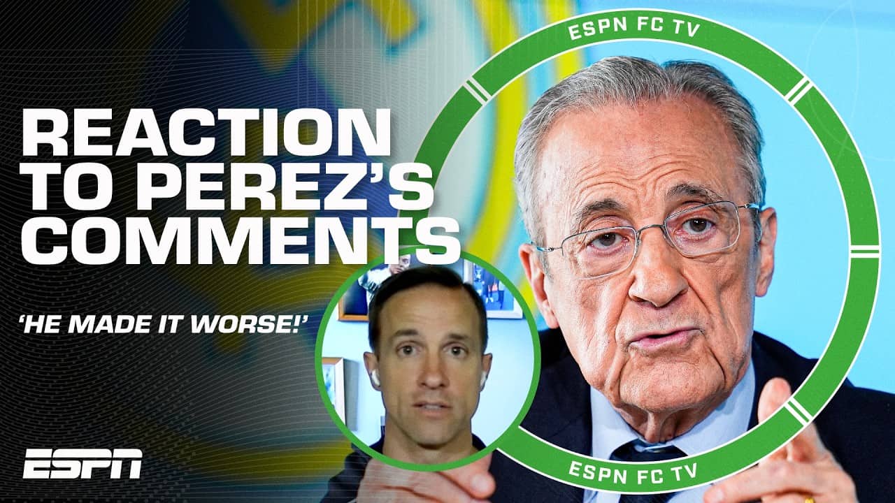‘It was SURREAL’ 😳 REACTION to Real Madrid President Florentino Perez’s press conference | ESPN FC
