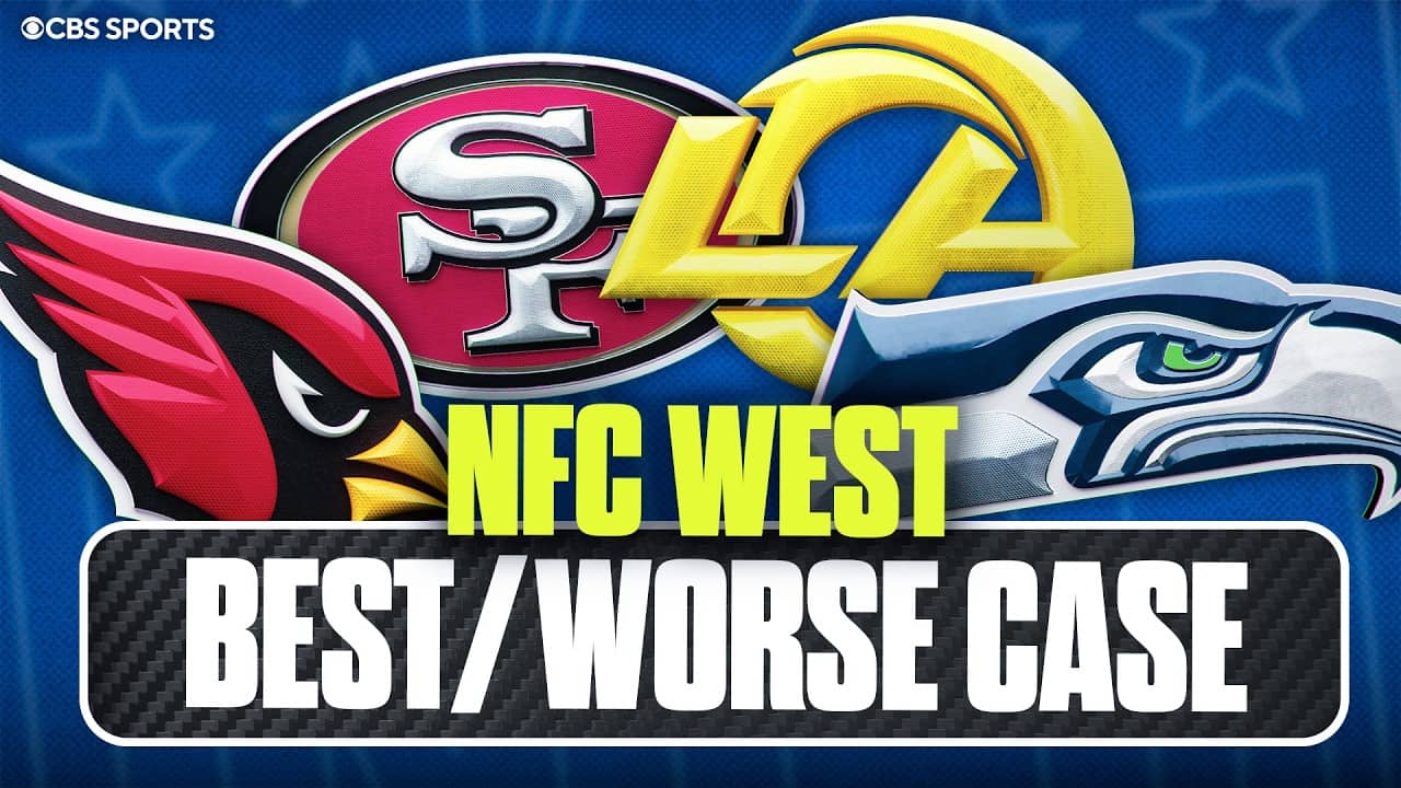 Predicting the best & worst case record scenarios for EVERY NFC West team ✅