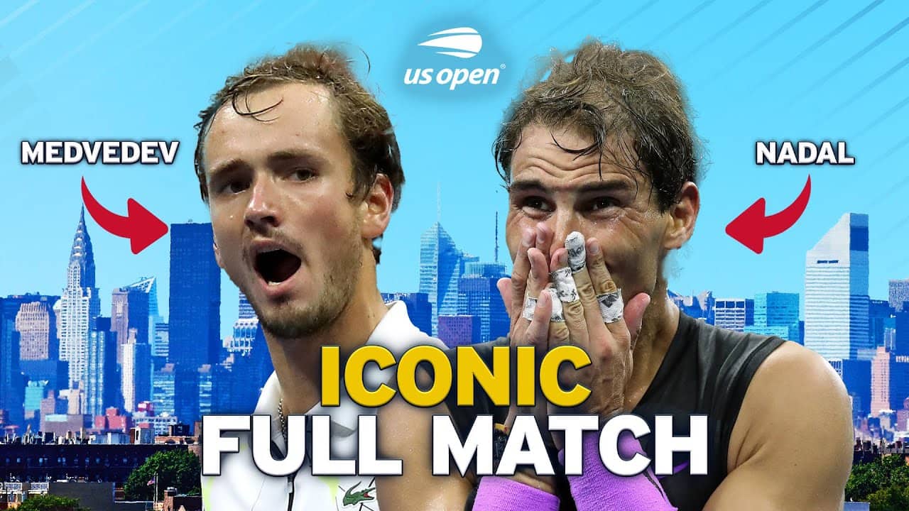 5 Set THRILLER! | Daniil Medvedev vs. Rafael Nadal Iconic Full Match | 2019 US Open Final