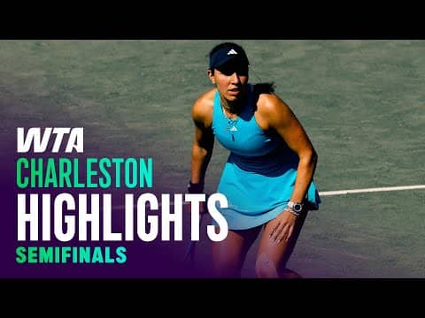 Saturday Semifinals in Charleston | WTA Match Highlights