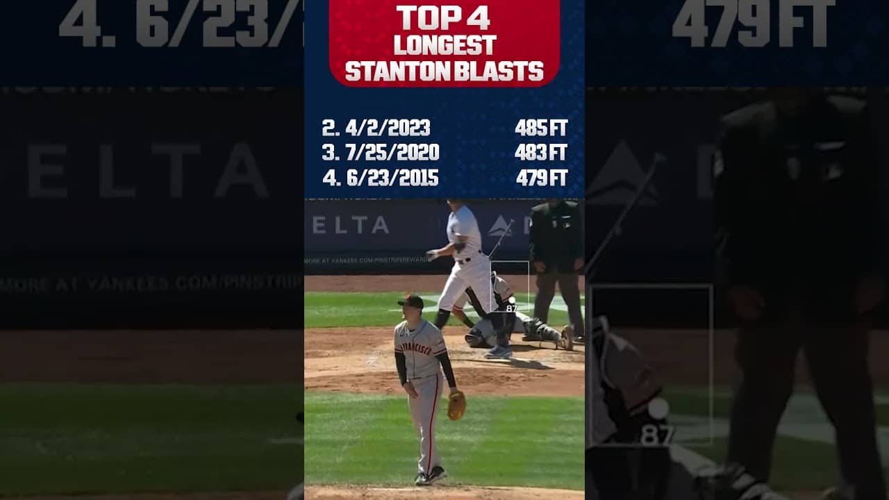 The LONGEST Giancarlo Stanton blasts! 🚀