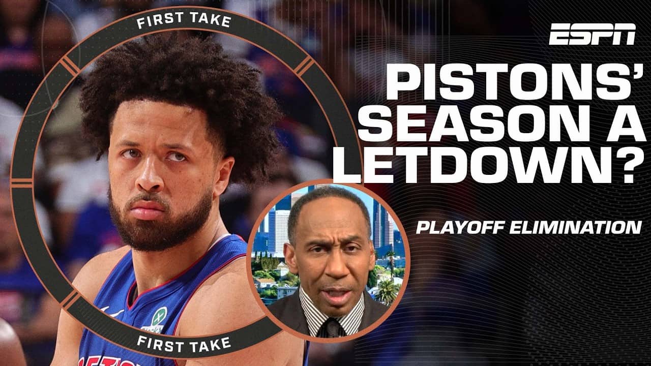 Stephen A. REVEALS why the Pistons' season was a disappointment 👀 | First Take