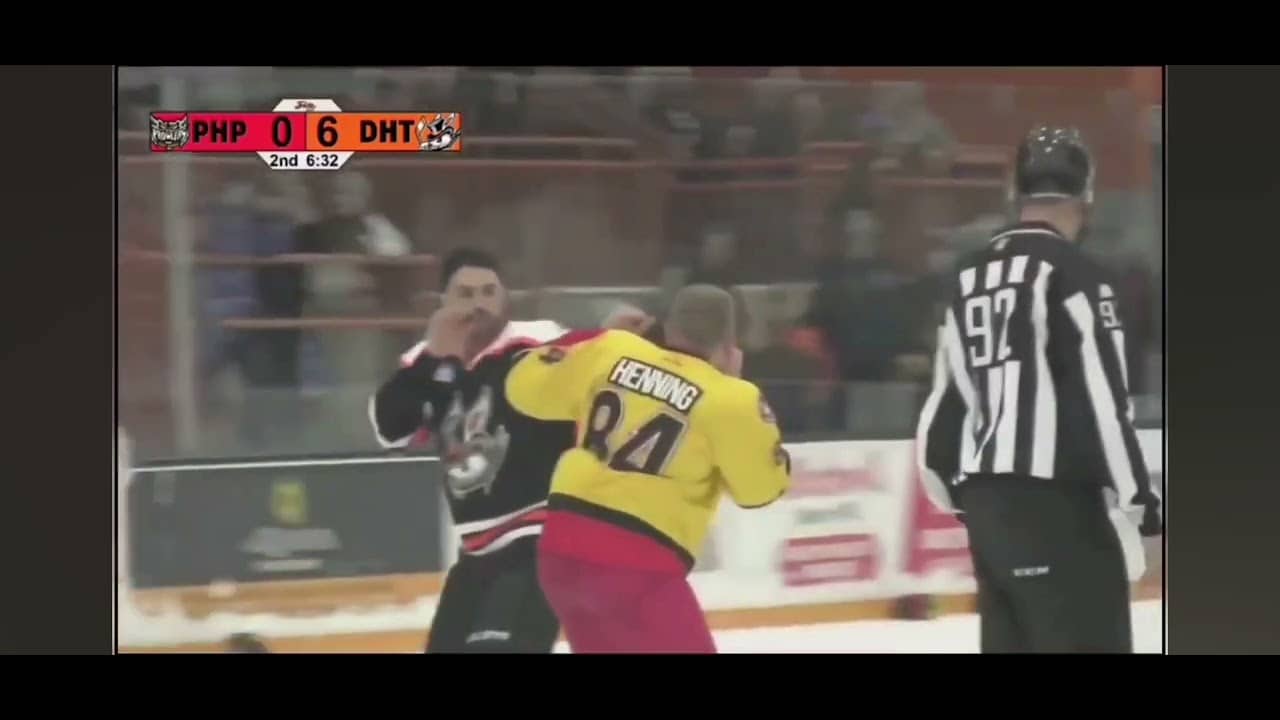 Dustin Henning vs Daniel Amesbury #FPHL Feb 25/23 