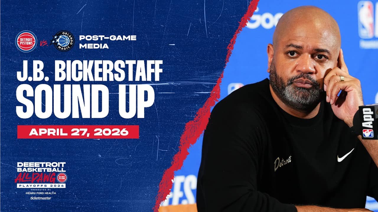 Post Game Press Conference  J B  Bickerstaff   Pistons vs  Magic   04 27 26   Lost