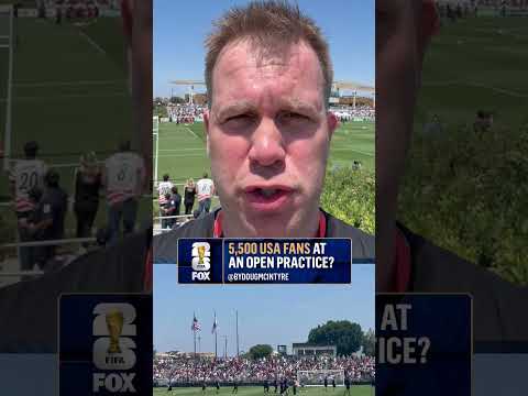 FOX Sports insider Doug McIntyre reports on the immense support at the USMNT's open training camp